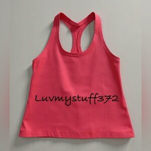 💗Cute Lululemon Red Pink CRB Racerback Soft Nulu Tank Top